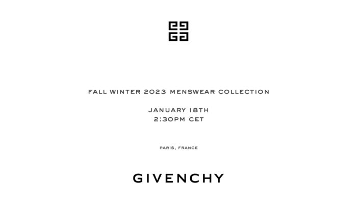Givenchy Menswear AW23 – Paris Fashion Week