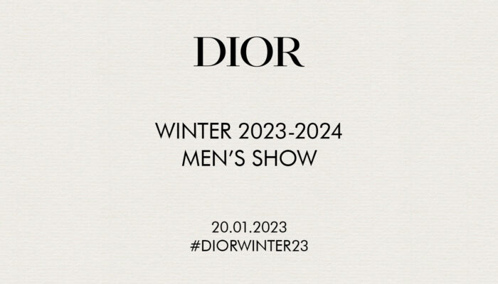 Dior Menswear AW23 – Paris Fashion Week