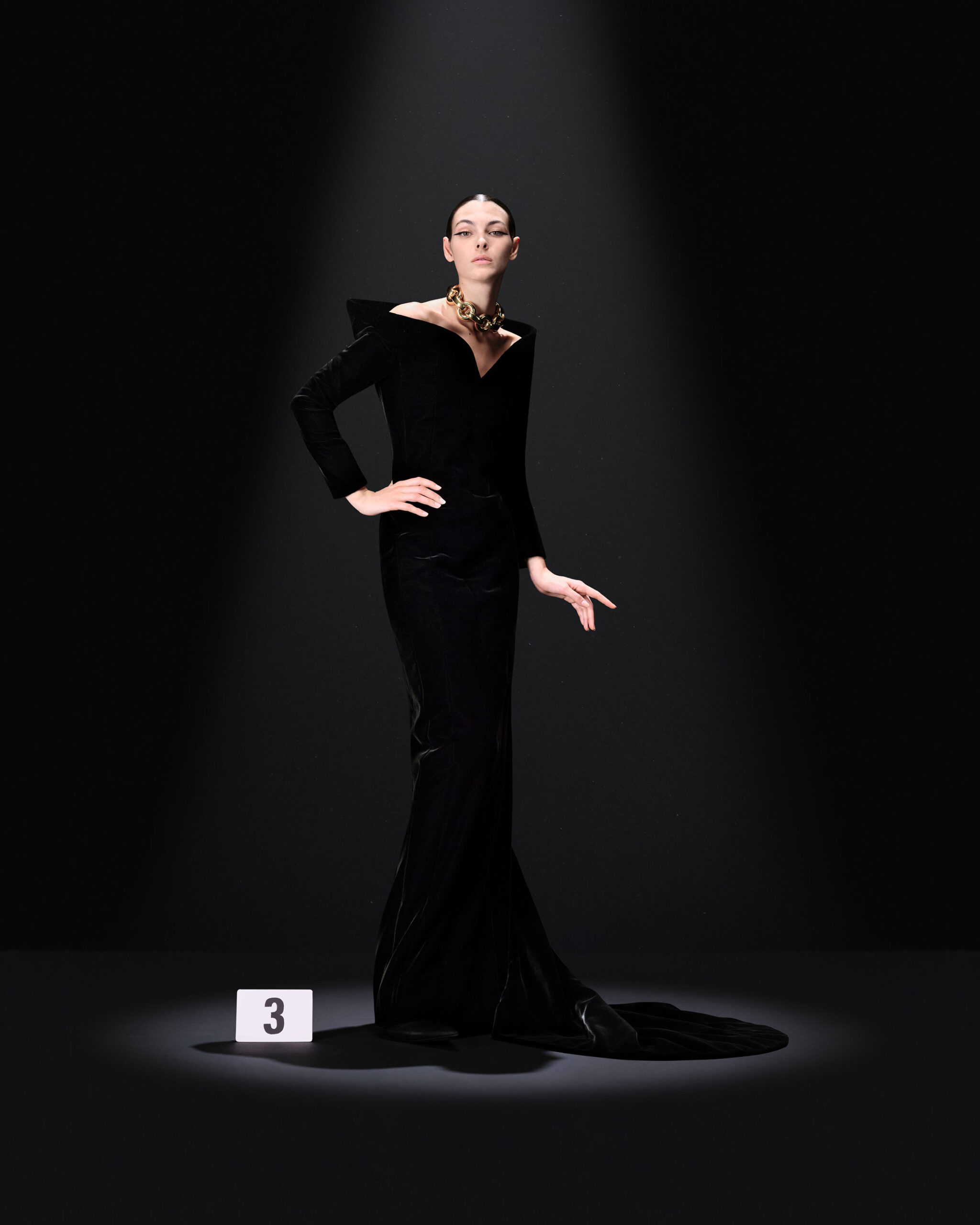 Nicole Kidmans Silver Dress Balenciaga Runway Paris Fashion Week   Hollywood Life